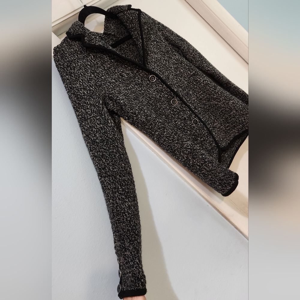 Women's Talbots Merino Wool Cardigan Blazer, Size Sp - Picture 5 of 14